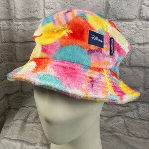 Disney Parks Bucket Hat Spirit Jersey Tie Die Fuzzy Color Adult OS Hat